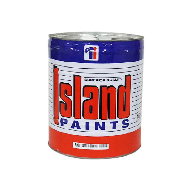 R-PAINT ISLAND PAIL ENAMEL FLATWALL 800FW WHT